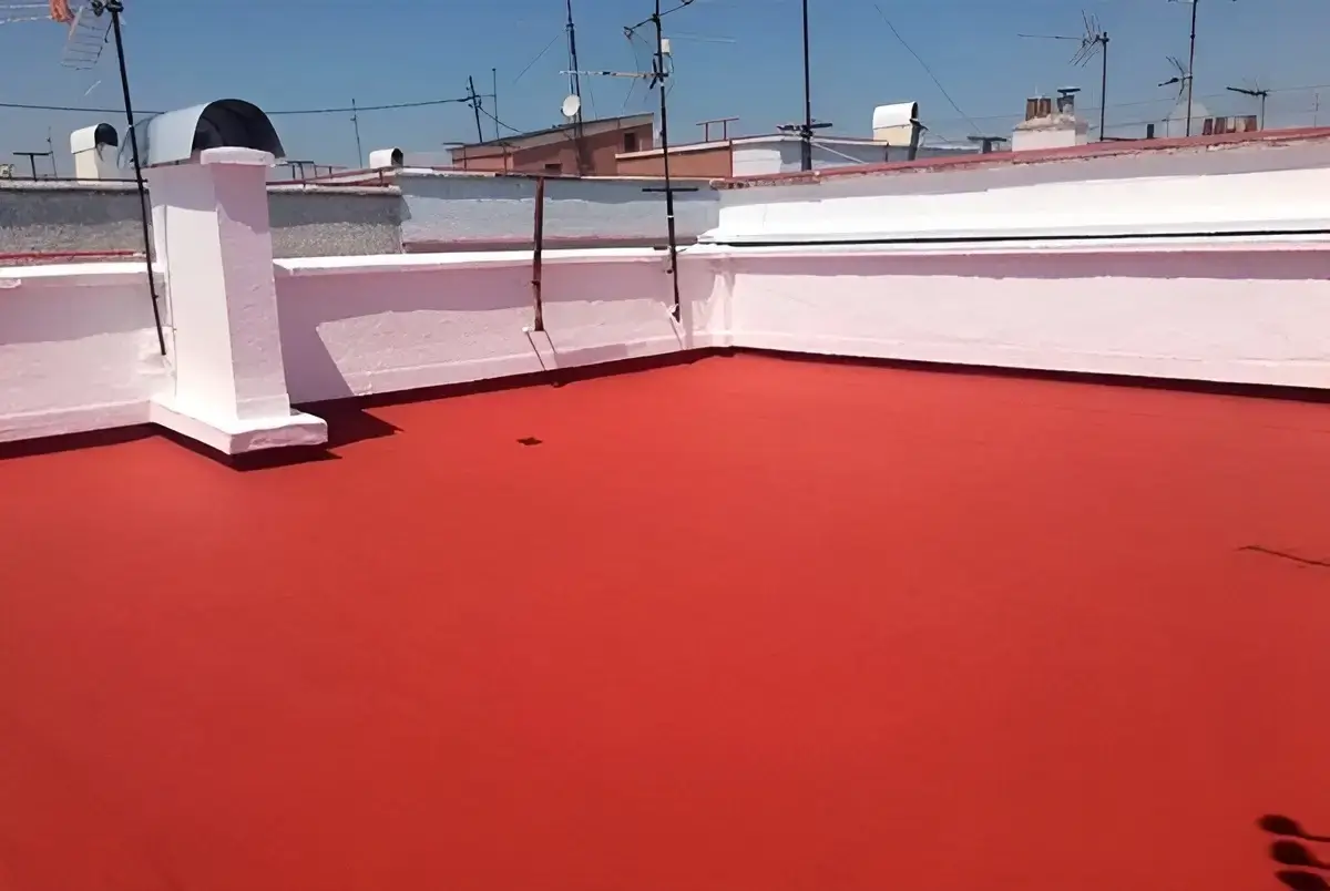 Reparación e impermeabilización de terraza hecha por Los Pintores Alicante